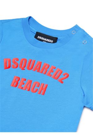 tshirt in cotone blu DSQUARED KIDS | DQ2345D0A47DQ826